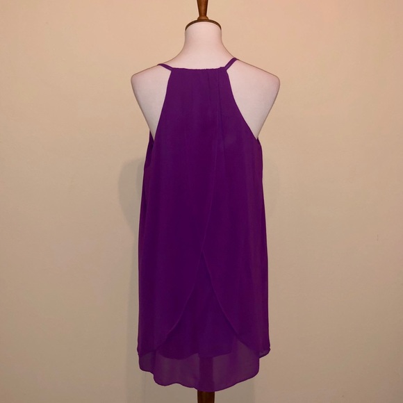 Purple Flowy Dress - Picture 2 of 11